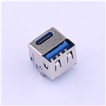 USB Type-A Connector, Female, KH-TYPE-14P+USB-Z-L